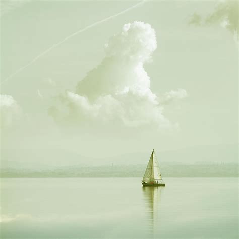 Sail Boat On Calm Waters Photograph By Christiana Stawski Fine Art