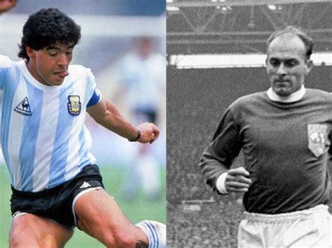 El equipo de los sueños. Diego Maradona y Alfredo Di Stéfano fueron nominados para el "Equipo de los sueños" | La Opinión ...