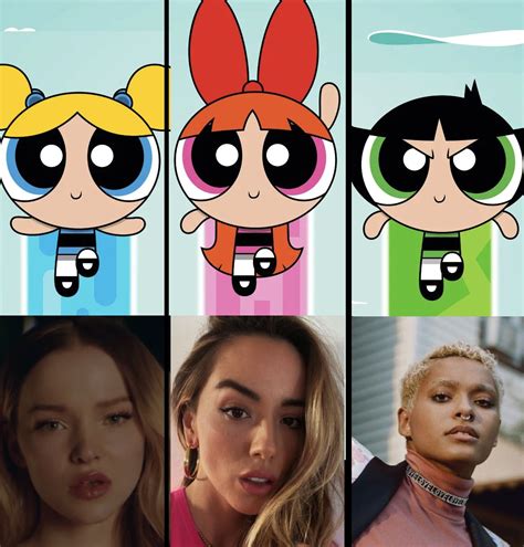 Powerpuff Girls Begins Production First Look At Chloe Bennet Dove Cameron And Yana Perrault On