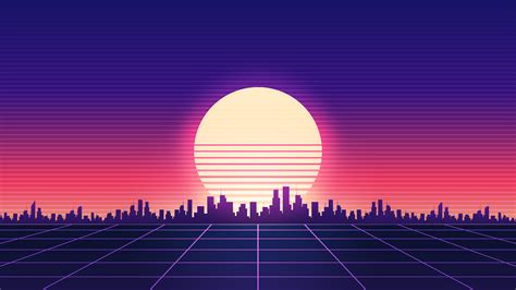 Outrun Synthwave Pc Wallpaper 4k