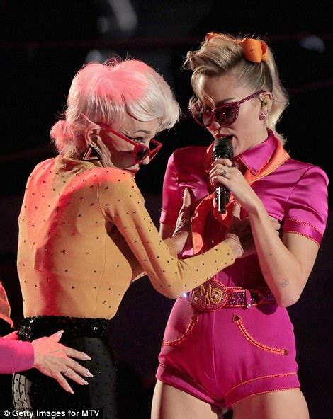 Fun And Games With Miley Cyrus And An Elderly Dancer At Mtv Vma Performance Even After The