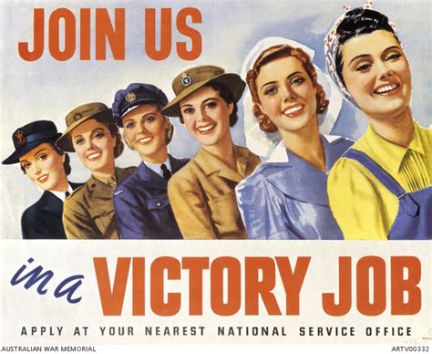 Recruitment Poster Australian Women In Ww2