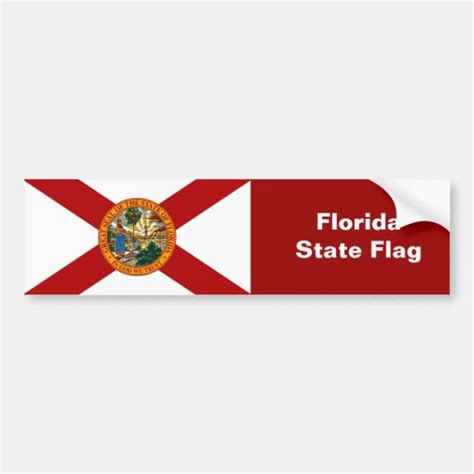 Florida State Flag Bumper Stickers Zazzle
