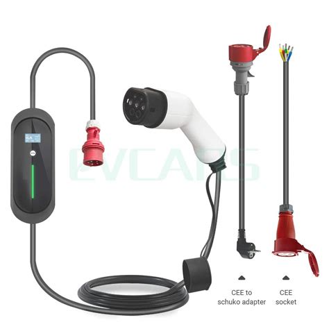 11kw Ev Charger Electric Vehicle Charging Station Evse Wallbox With