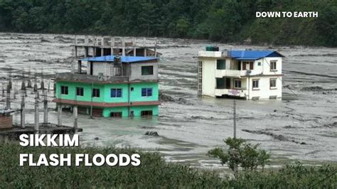 Devastating Glacial Lake Outburst Causes Flash Floods In Sikkim Youtube