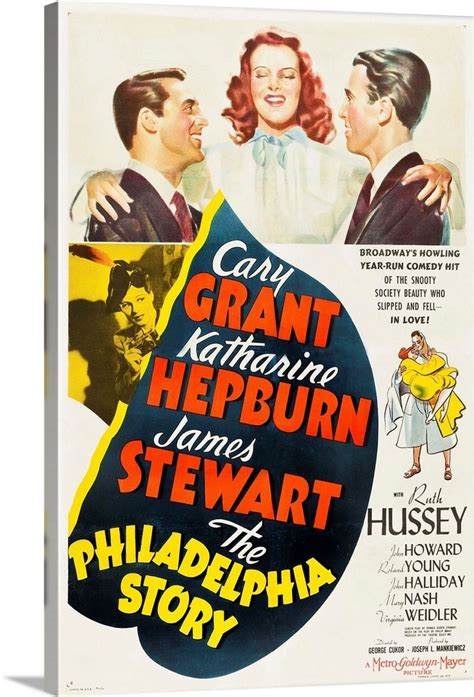 The philadelphia story trailer 1940 director: The Philadelphia Story - Vintage Movie Poster Wall Art ...