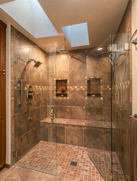 Amazing Shower In This Owners Main Bath Renovation In Denver Jm Kitchen And Bath Design
