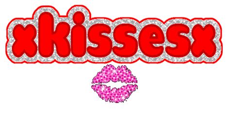 Sexy Kisses Glitter Graphic