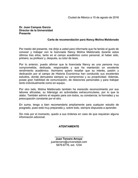 Carta De Recomendacion De Un Sacerdote Sample Site D Images