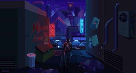 Neon Lights Pixel Artist Kirokaze Source