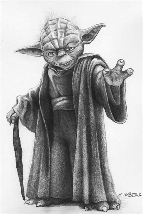 Master Yoda By Leatris On Deviantart Star Wars Drawings Yoda Art