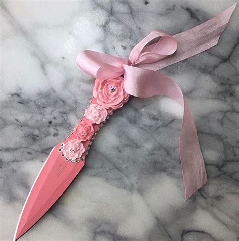 Pretty Knives Cool Knives Knife Aesthetic Pink Aesthetic Big Girl