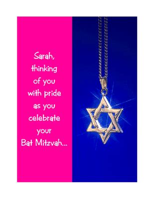 Our bat mitzvah ceremony is scheduled for next week, but the weather forecast predicts. Pride on Bat Mitzvah Greeting Card - Congratulations Printable Card | American Greetings
