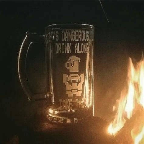 Its Dangerous To Go Alone Zelda Beer Mug Legend Of Zelda Etsy In