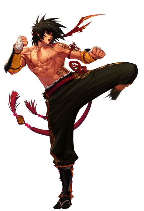 Dungeon Fighter Online Character Design Male Character Design