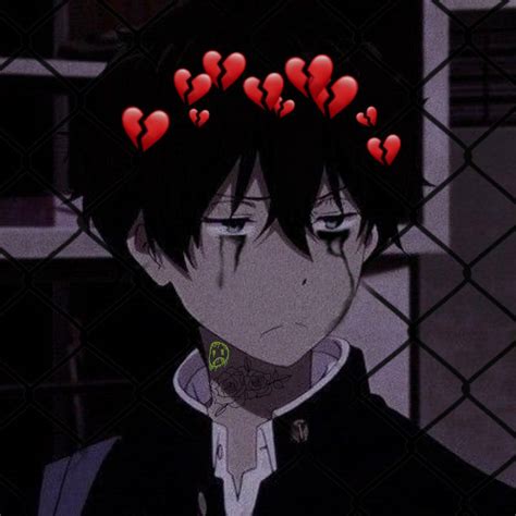 Aesthetic Broken Hearted Sad Anime Boy Wallpaper Crying Anime Boy