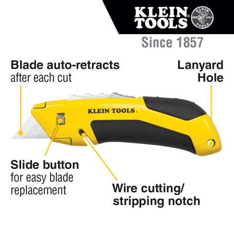 Self Retracting Utility Knife 44136 Klein Tools