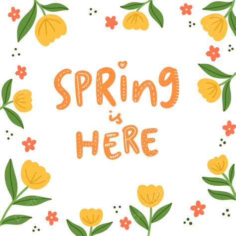 Spring Is Here Clip Art