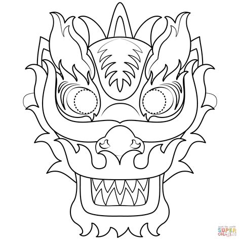 Free Printable Chinese Dragon Templates Chinese Dragon Mask Templates Images And Photos Finder