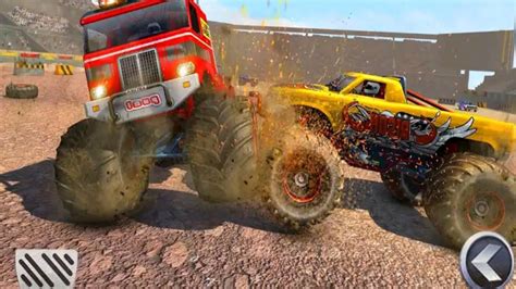 Real Monster Truck Demolition Derby Crash Stunts Android Gameplay
