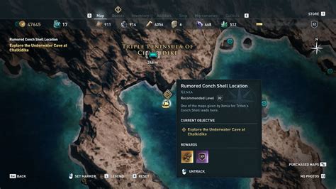 Xenia Treasure Map Quests And Locations Assassin S Creed Odyssey My