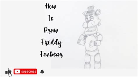 How To Draw Freddy Fazbear Youtube