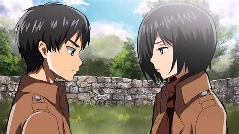 Armin attack on titan piggy back ride fanart captain levi marvel series saitama awesome anime anime shows. Eren kisses Mikasa - YouTube