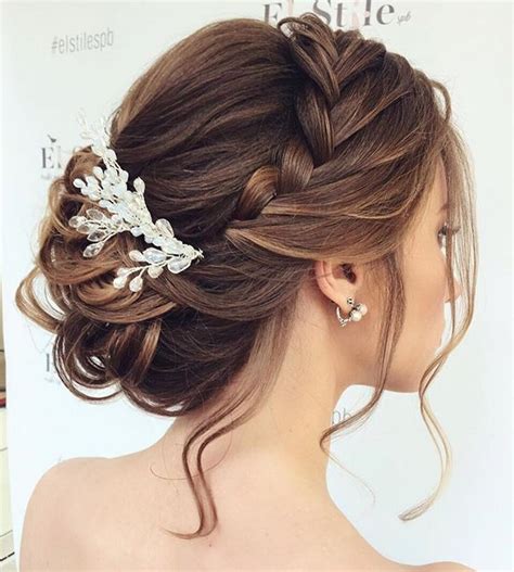 And once you master it, you can add in a cool accent (like a string of pearls, chain or ribbon) that makes the style very unique. Beautiful braided Updos Wedding hairstyle to inspire you ...