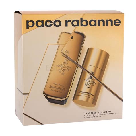 Paco Rabanne 1 Million Geschenkset Edt 100 Ml Deostick 75 Ml Eglamourde