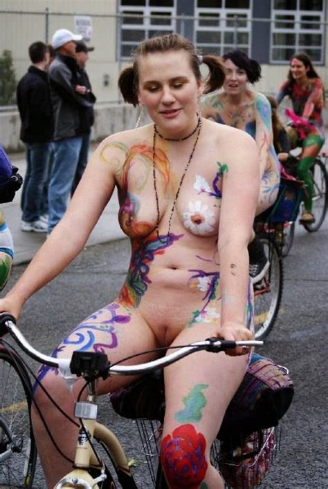Naked Female In Bike Event Image Nudist Images