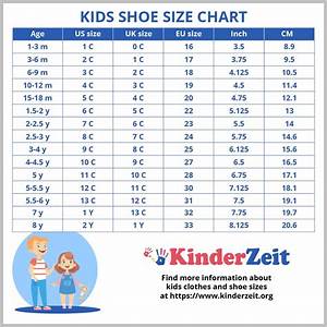 Kid Shoe Size Chart Conversion Kidkads
