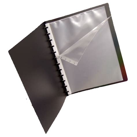 Colby P 249a Quick Transfer Refillable Display Book A4 Black P 249a 20