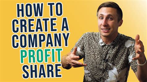 How To Create A Company Profit Share Youtube