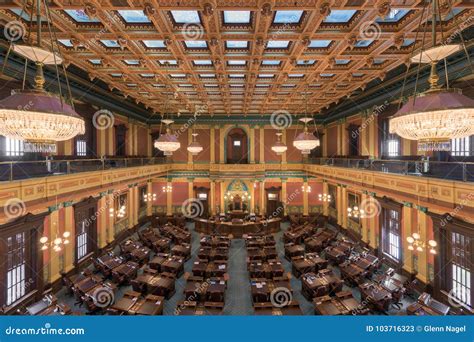 Michigan House Chamber Editorial Stock Photo Image Of Congress 103716323