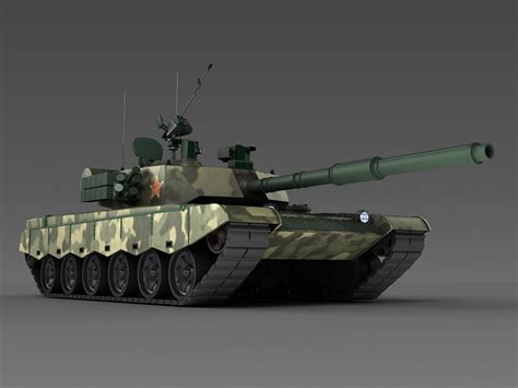 3d Chinese Type 96 Tank Model Turbosquid 1581157