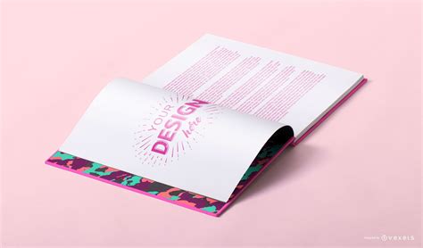 Mockups Psd De Libro Abierto Editables Para Descargar