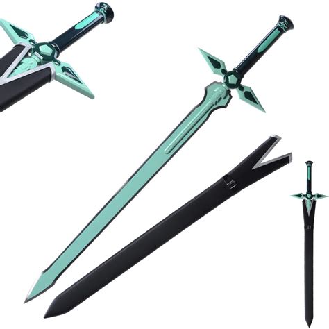 Buy Sword Fort Handmade Cosplay Japanese Anime Sword Stainless Steel Sao Kirito Sword Dark
