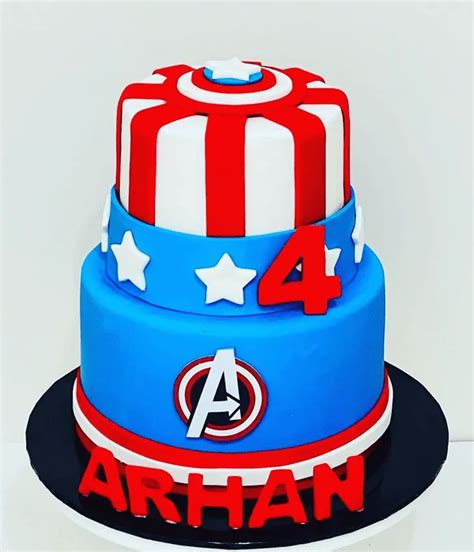 Captain America Cake Design Images Captain America Birthday Cake Ideas Captain America