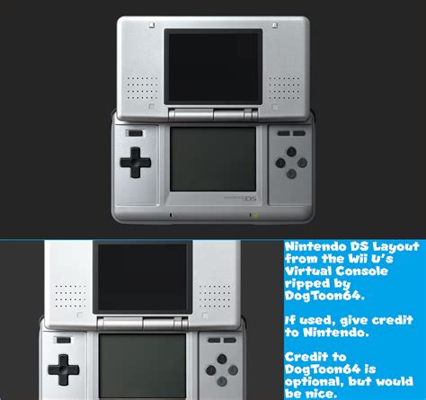 Wii U Virtual Console Nintendo Ds Layout The Spriters Resource