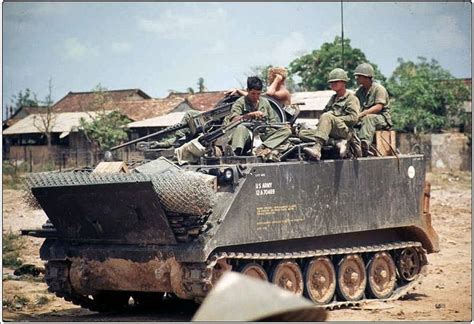 M113 Apc D Company 15th Infantry Bobcats Vietnam War Vietnam