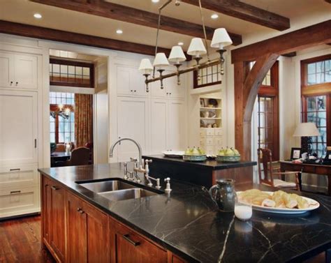 Rustic And Inviting Kitchens Featuring Exposed Ceiling Beams