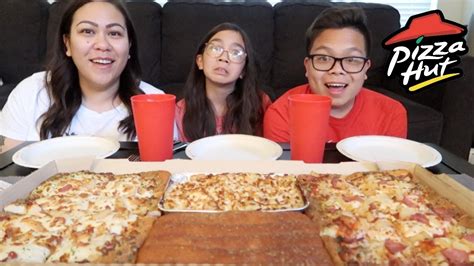 Pizza Hut Big Dinner Box Mukbang Eating Show Youtube