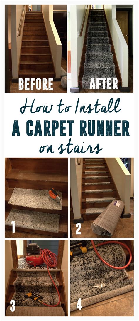 How To Install A Stair Carpet Runner Stair Runner Carpet Diy Stairs