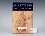 The Idea of Justice Amartya Sen First Edition Signed