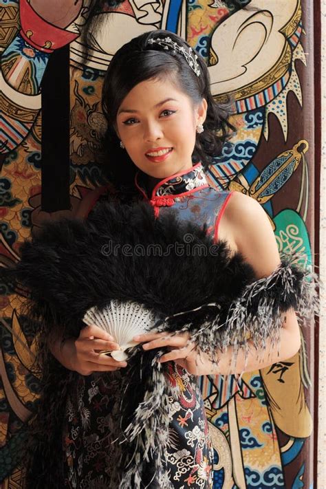 Chinese Lady Stock Photo Image Of Asian Happy Female 46740344