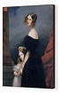 Print of Portrait of Anne-Louise Alix de Montmorency, with her daughter ...