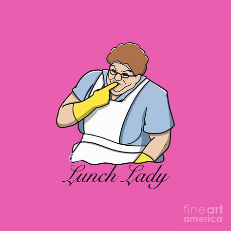 Chris Farley As The Lunch Lady Drawing By Tiffany D Mitchell Pixels