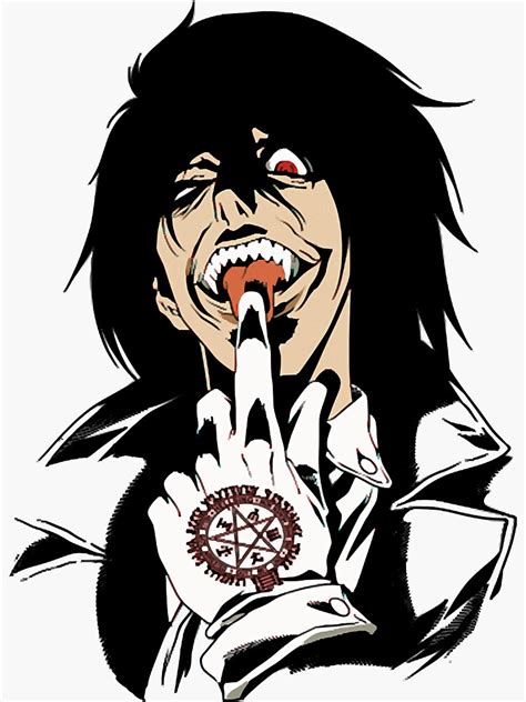 Ultimate Alucard Sticker By Flynndonnelly Redbubble