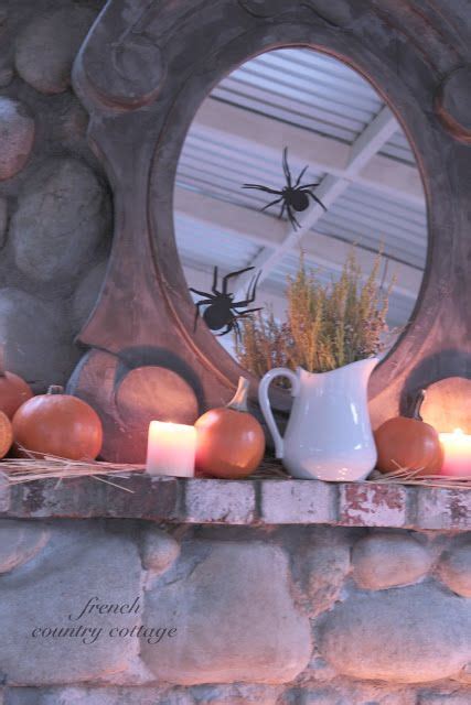 French Country Cottage Halloween Fun Halloween Vignette Chic
