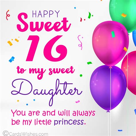 Happy 16th Birthday To My Daughter Quotes Unique And Heartfelt Messages That Will Make Her Day